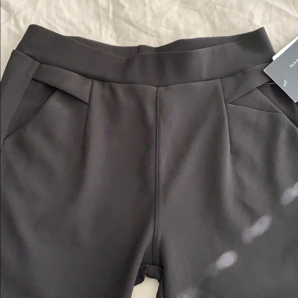 Black stretchy slacks